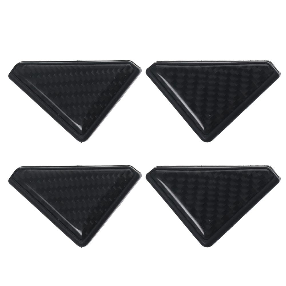 

Qicarkey 4pcs Car Door Corner Cover,Black Car Side Door Edge Guard Protector,Car Door Edge