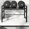 1pc Heavy-Duty Expandable Microwave Stand,Kitchen Storage Shelf,Adjustable 2-Tier Carbon Countertop Organizer