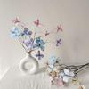 2pcs Faux Dried Branch Decoration Silk Butterfly Blooms Indoor Party Supplies Flower Displays Set Safe to Child