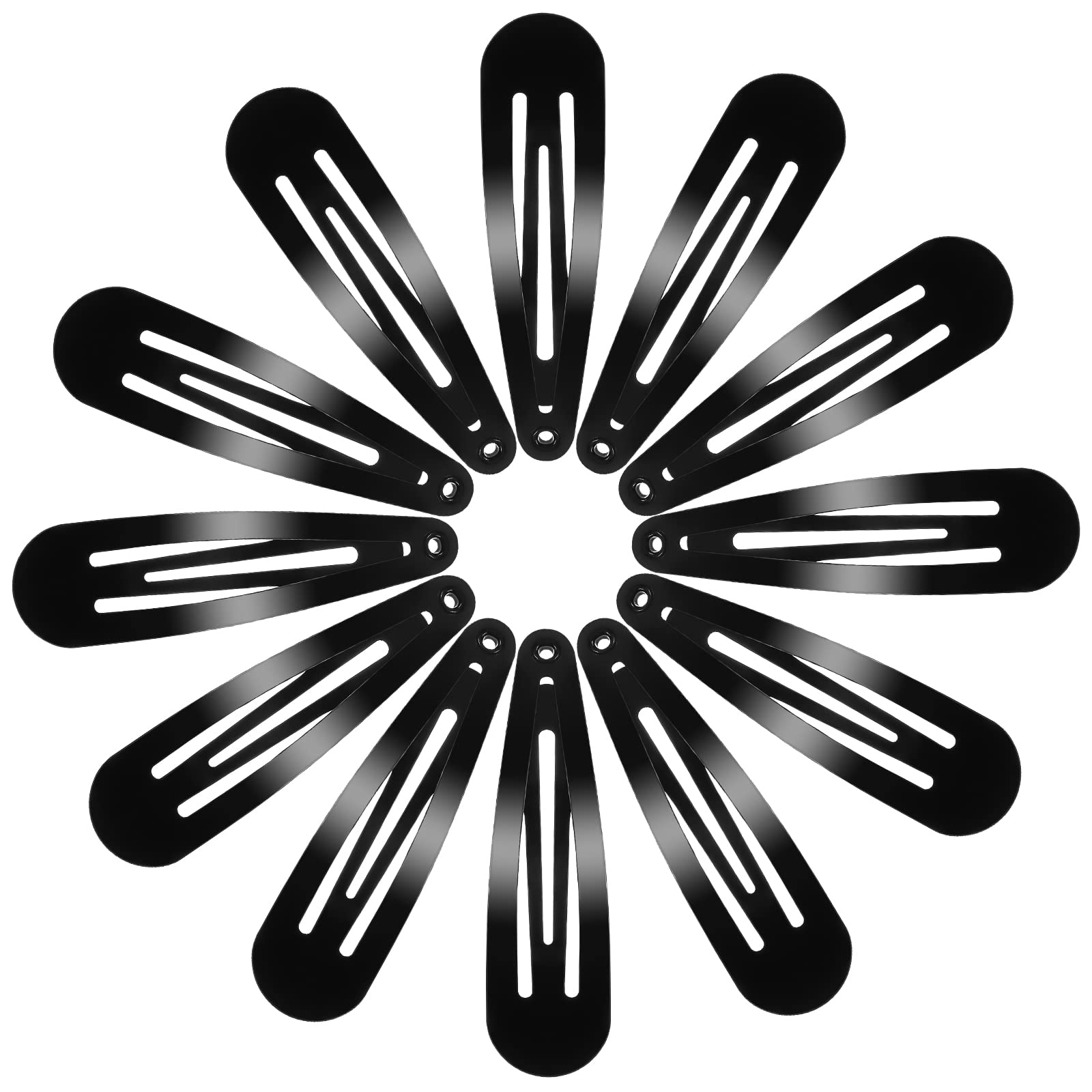 

FRCOLOR Заколки для волос черные шпильки заколки для челки заколки-защелки милые аксессуары для волос украшения для волос набор из 50 трехштырьковых ( ) чёрный