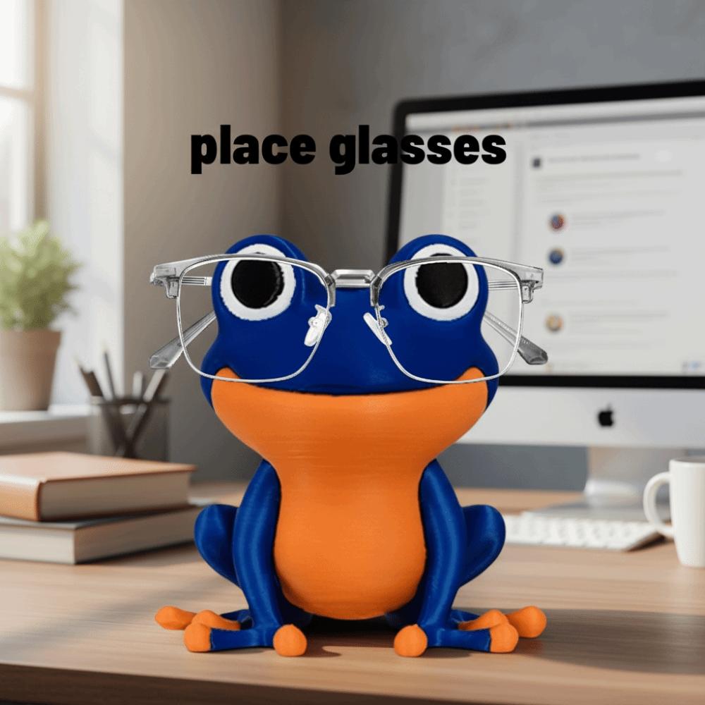 Cute Eyewear Display Rack 3D Printed Pig Glasses Stand Creative Cat Eyeglass Holder  Students