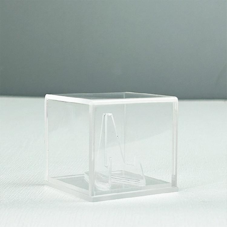 Multipurpose Acrylic Display Box Clear Rings Display Case for Rings and Picks Suitable for Jewelers and Collectors