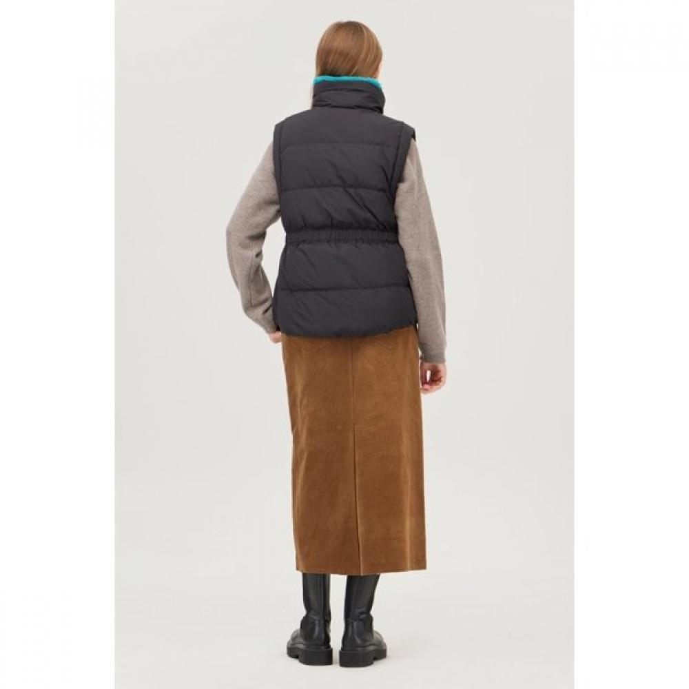 Benetton Color Fur Duck Down Vest Bapde4561