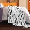 Christmas Checkered Pattern digital-printed polyester Bedroom velvet flannel soft sofa cover blanket Fleece soft sofa cover