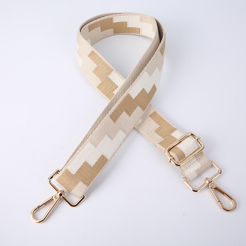 Creative Fashion Square Ethnic Style Adjustable Long Shoulder Strap Crossbody Shoulder Bag Strap Bag Shoulder Strap Accessories
