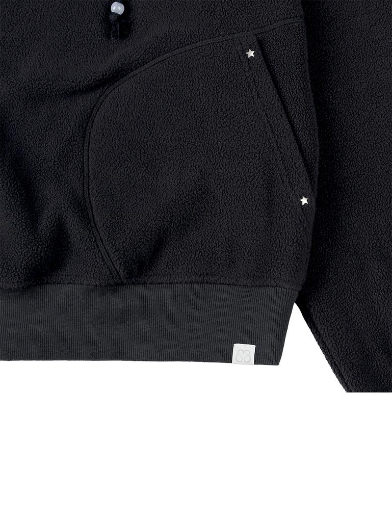 Oversized Fleece Hoodie [Charcoal]