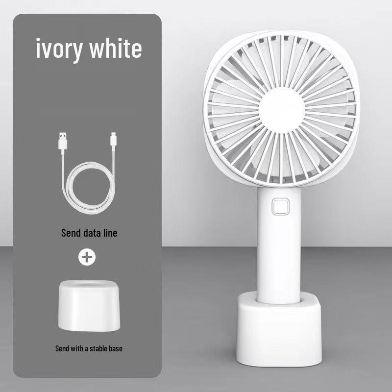 2024 Portable Mini Rechargeable Handheld Fan - Ultra-Quiet for Office Desk