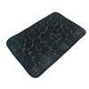 Coral Velvet Floor Mat, with Pebble Pattern Bathroom Carpet, Absorbent Non-Slip Door Mat for Bathroom Entryway Kitchen