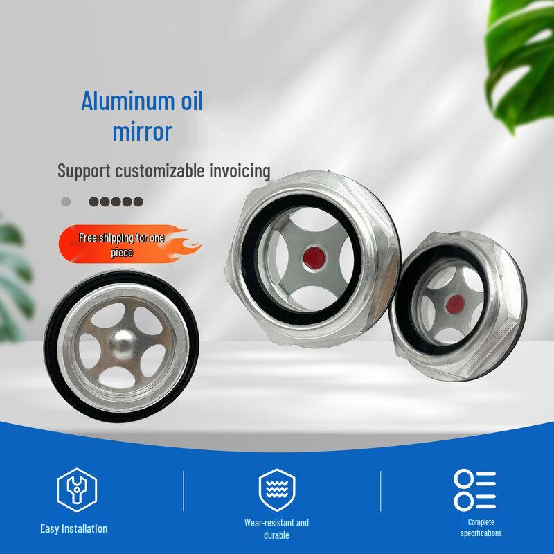Hexagonal Screw-in Aluminum Oil Sight Glass