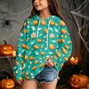 Kids' Casual Halloween Print Pullover Hoodie Sweatshirt for Everyday Wear