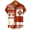 Outdoor Streetwear Men's Fashion Shirts Ethnic Patterns Printed Men's Shirts Casual Daily Men's and Women's Shirt