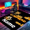 Custom Name Personalized Garfield Print Carpet, Versatile Home Decor Rug, for Playroom, Apartment, Balcony, Entryway, Hallway Gift