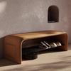 Shoe Changing Stool with Storage Multipurpose Entryway Bench for Bedroom Simple Bedside Seat Compact Shoe Rack for Home