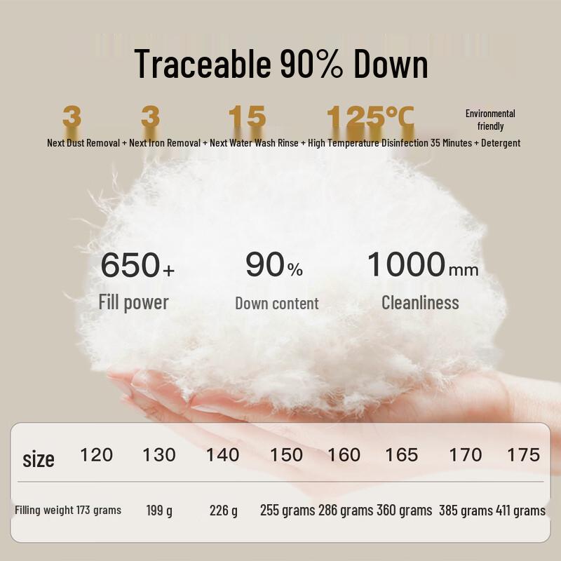 Kids' Long White Duck Down Hooded Winter Jacket