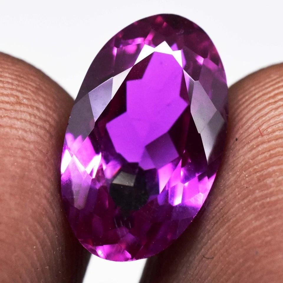 Natural Bi-Color Pitambari Sapphire 5.05Ct Oval 13X8 MM Loose Gemstone