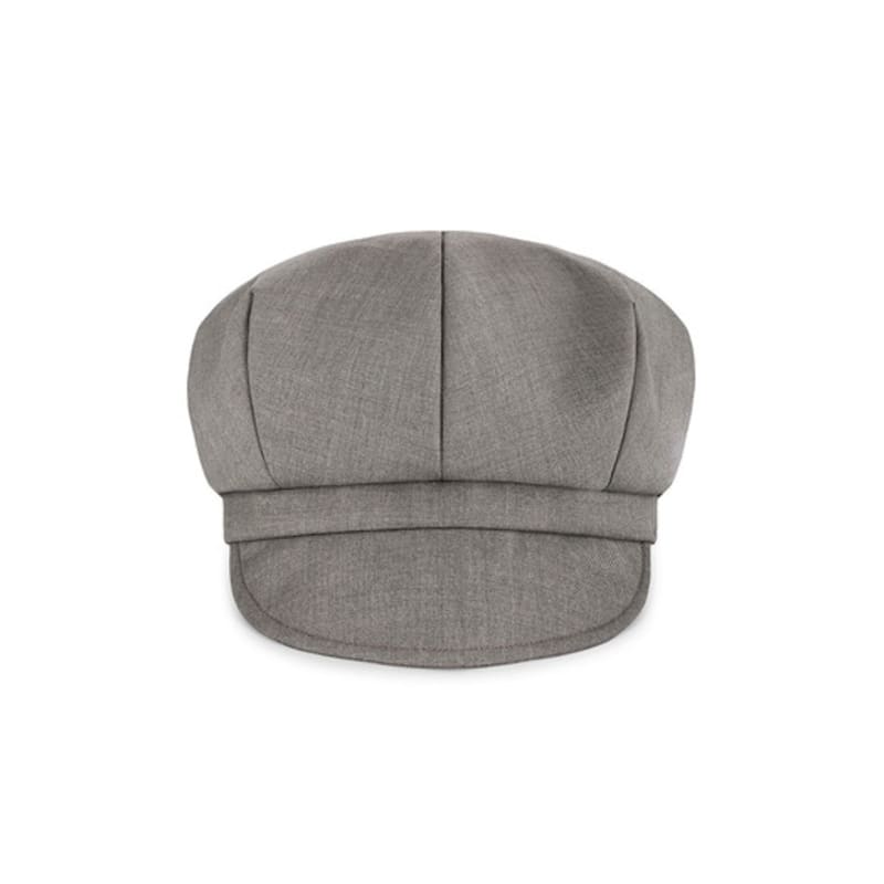 VARZAR VA Patch High Crown Dart Cap Oyster Grey