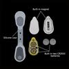 LED Clip On Flashlight Silicone Night Light Backpack Light Pocket Work Light Safety Warning Light for Outdoor Night