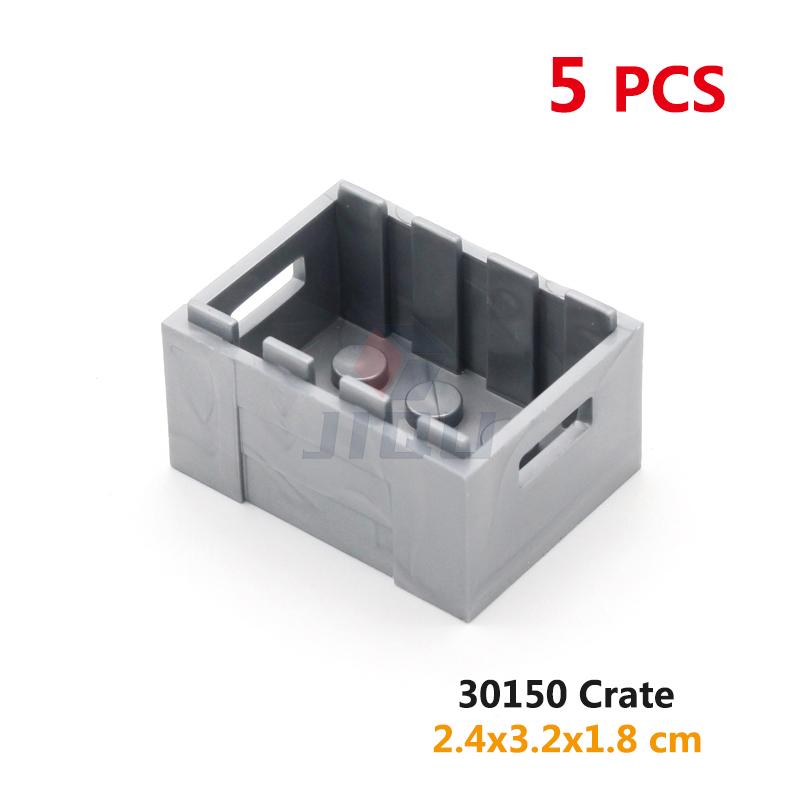 MOC Bricks Toys Accessories Parts City Figure Container Building Blocks Crate Food Barrel Box Treasure Chest 4738 30150 Friends