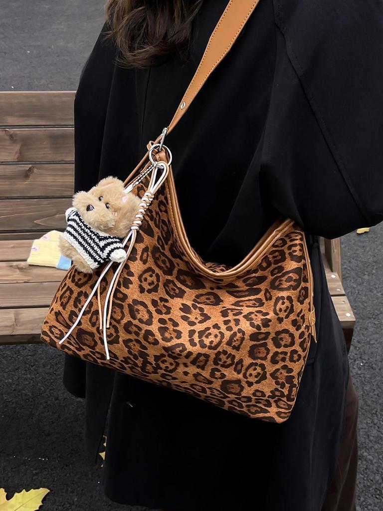 Women's Frosted Suede Retro Tote: Winter Underarm Shoulder Bag with New Textured, Simple Fashion Design