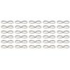 30Pcs Stainless Steel Hollow Pendant Bezel 8Shape Metal Resin Frame Jewelry Making Open Bezel
