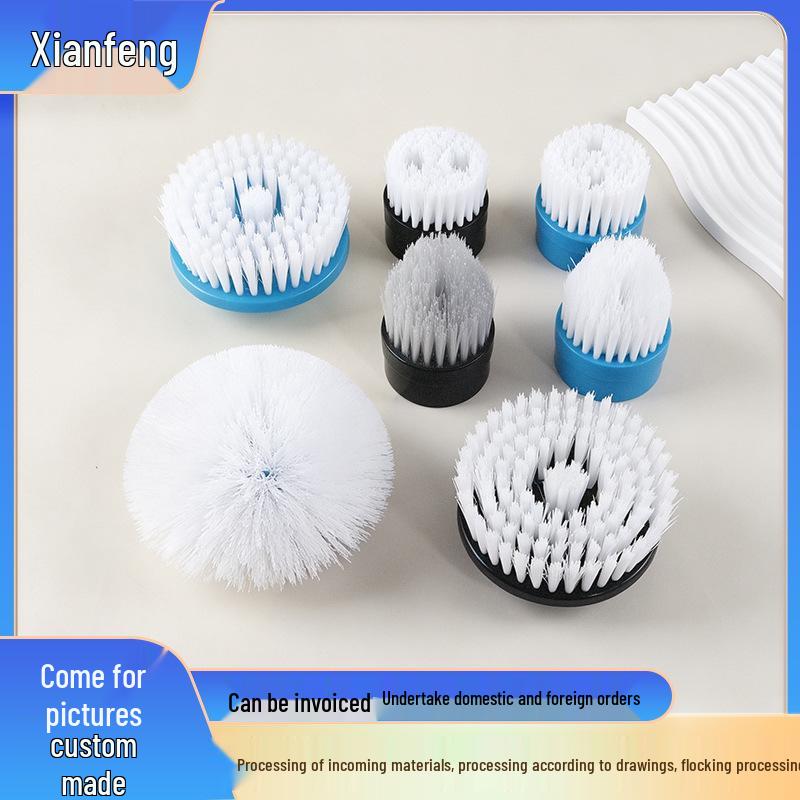 Multifunctional Cleaning Brush with Replacement Head for Bathroom, Kitchen, and Floor