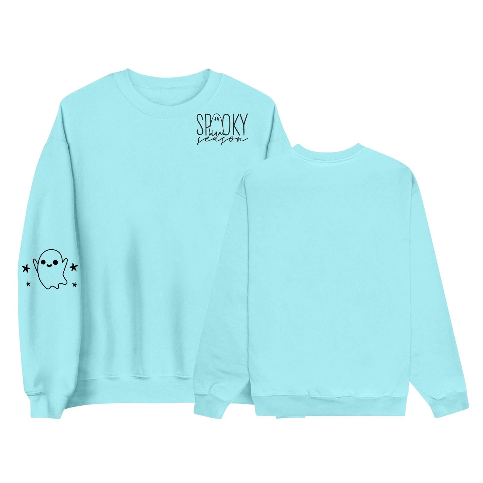 

Женские топы с длинным рукавом, футболки с круглым вырезом, осенняя мода, повседневные деловые туники-блузки M синий