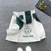 Spring Autumn Green Yellow Thin Style Children Costume Boys Coats Jacket Girls Hooded Coat Kids Outwear Boy Clothing