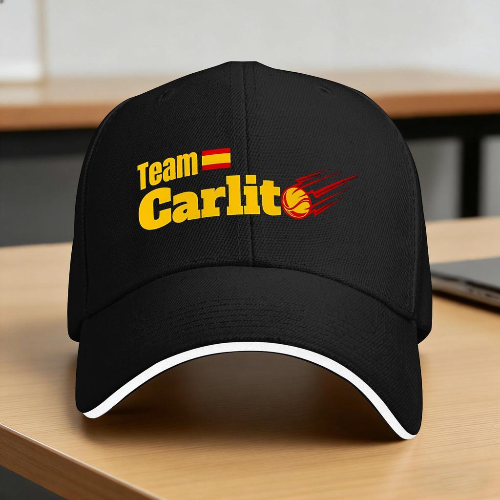 Carlos Alcaraz Vamos Czapka z daszkiem Letnia Codzienna Czapka Trucker Dla Unisex Młodzieży Sporty na świeżym powietrzu Słońce Czapki z daszkiem