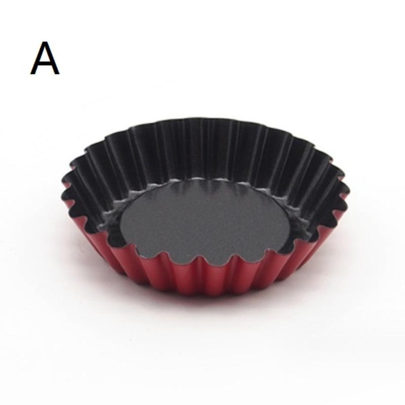 Muffin-Form Kohlenstoffstahl Eierkuchen-Formen Mini Antihaft-Kuchenform Wiederverwendbar Kreative Tartlet-Backform Pizzaform