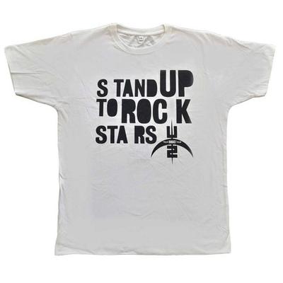 U2 Unisex-Erwachsene 360 ​​Degree Tour 2009 Stand Up to Rock Stars Baumwoll-T-Shirt