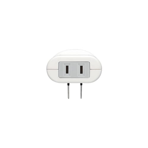 BUFFALO 2 Distribution Tap with Central Switch/lightning Surge Prevention, White BSTAPD03WH