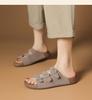 High fashion temperament, one foot soft soled slippers, women's shoes for outdoor wear