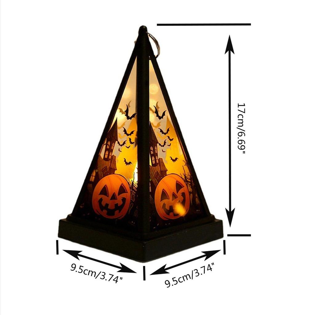 1 pz Halloween LED Light Tote Night Lamp Zucca Strega Teschio Luce Ornamento per Casa Festa Festa Decorazione MYY