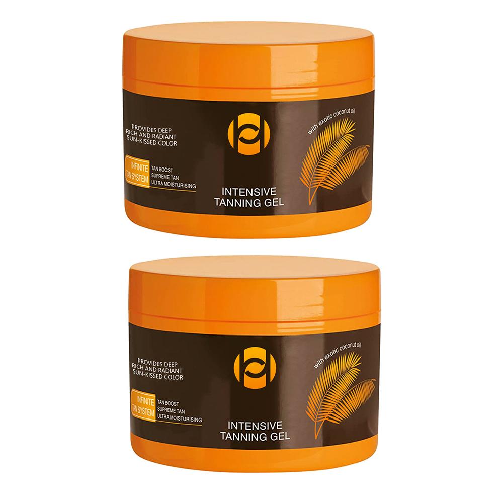Intensive Tanning Gel Natural Tanning Accelerator Cream Gel Brown Tanning Gel for Sunbeds & Outdoor Sun