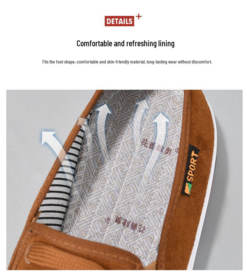 Men's Casual Slip-on Breathable Cloth Shoes for Driving