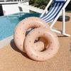 Vintage Striped Swimming Ring for Adults