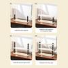 Desktop Storage Rack Three-Layer Organizer Stable Support Stylish Color Contrast Rack