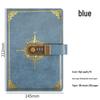 Set Regalo Quaderno Password A5 - Registro Riunioni d'Affari d'Ufficio & Diario Vintage con Logo Personalizzabile.