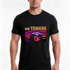 De Tomaso Tshirt Summer Casual Cotton Tee Oversized Streetwear Tops Vintage Graphic Print Loose Fit Short Sleeve
