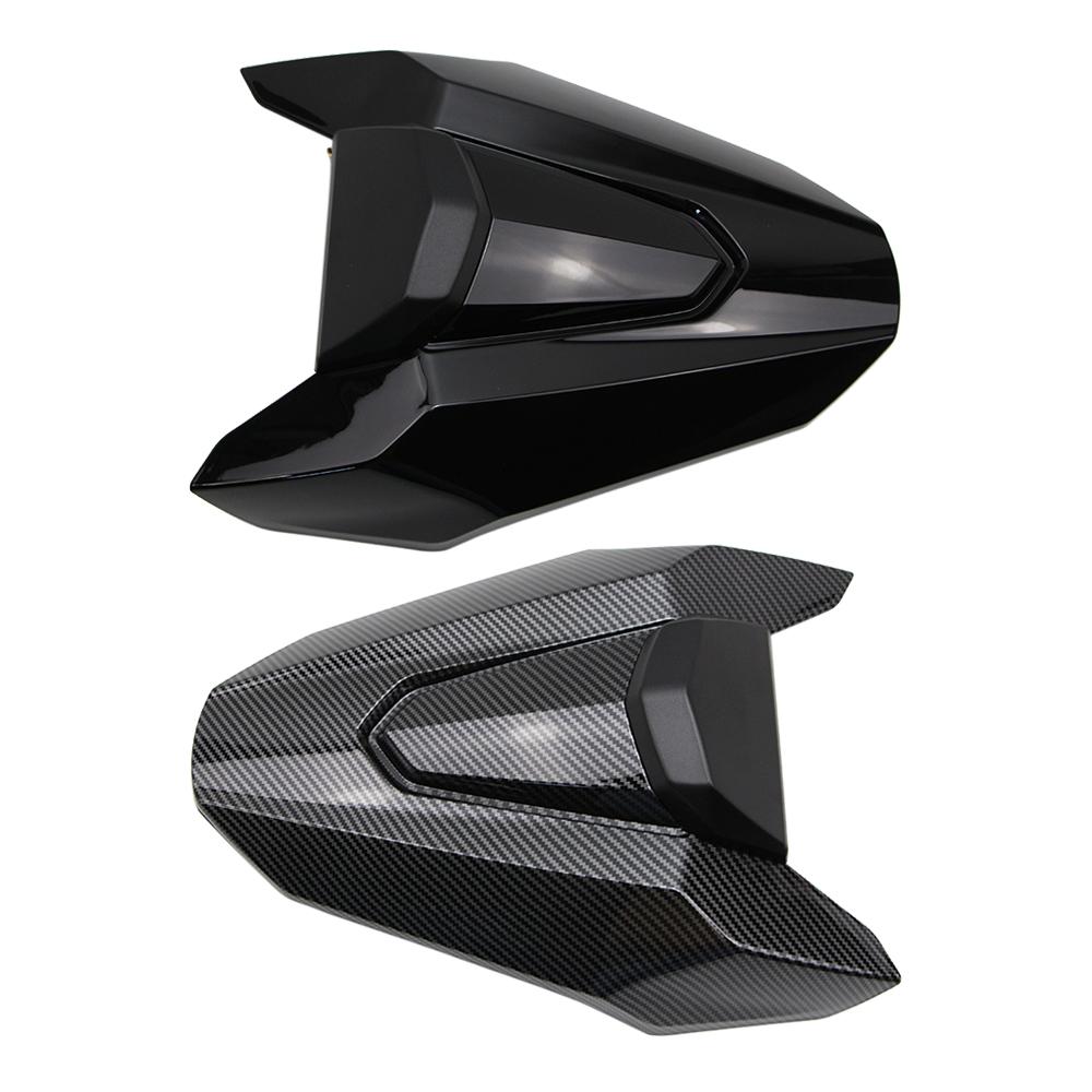 

Задняя крышка сиденья заднего пассажира для Honda CBR650R CB650R 2019 2020 2021 Мотоцикл Хвостовая крышка обтекатель Капот Черный / Карбоновый стиль