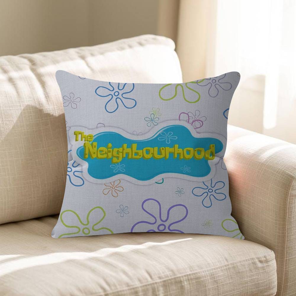 Band The Neighborhood TNBH Pillow Gift Home Office Decoration Bedroom Sofa Car Cushion Cover Case 45x45