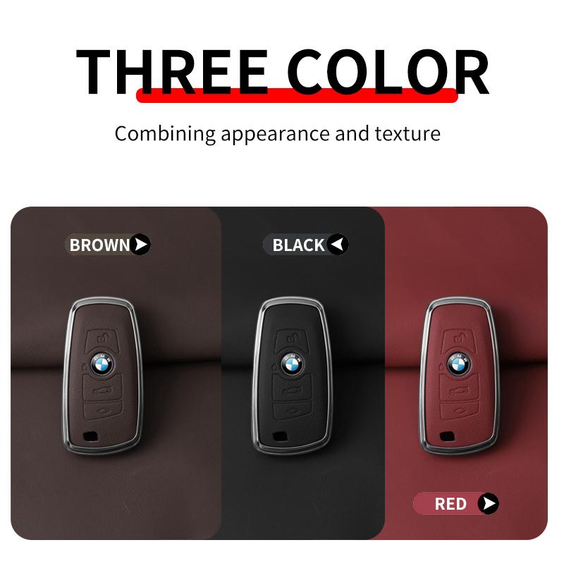Horké 2025 Pro BMW řady 1 3 5 7 X1 X3 X4 X5 F10 F15 F16 F20 F30 F18 F25 M3 M4 E34 Pouzdro na klíče Kryt Držák ze slitiny Klíčenka Acc