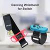 1 Pair Adjustable Wrist Band Breathable Small Controller Handle Holder for Nintendo Controller Elastic Strap Just Dance