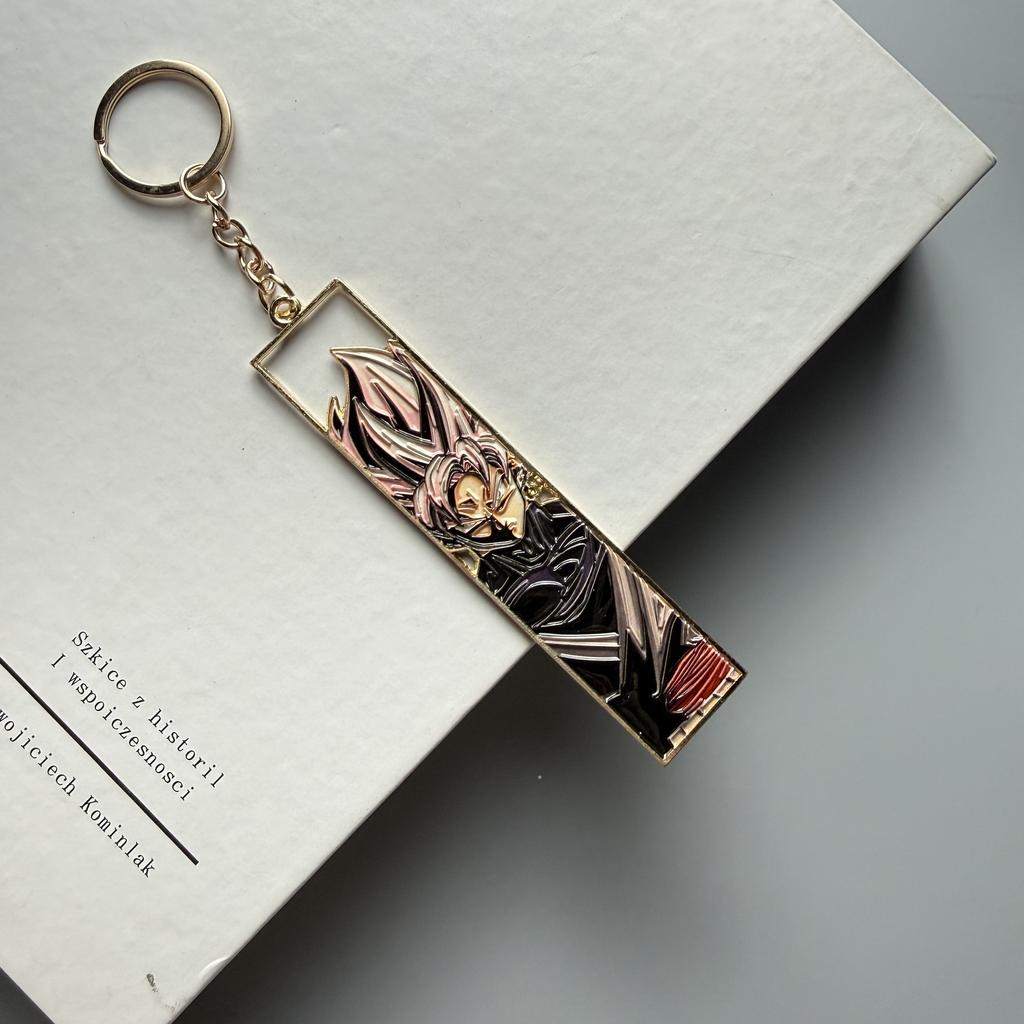 Anime Metal Hollow Out Keychains Bookmark Cute Jet Manga Fashion Bag Key Tag Jewelry Accessory Key Ring Holder Gift Anime