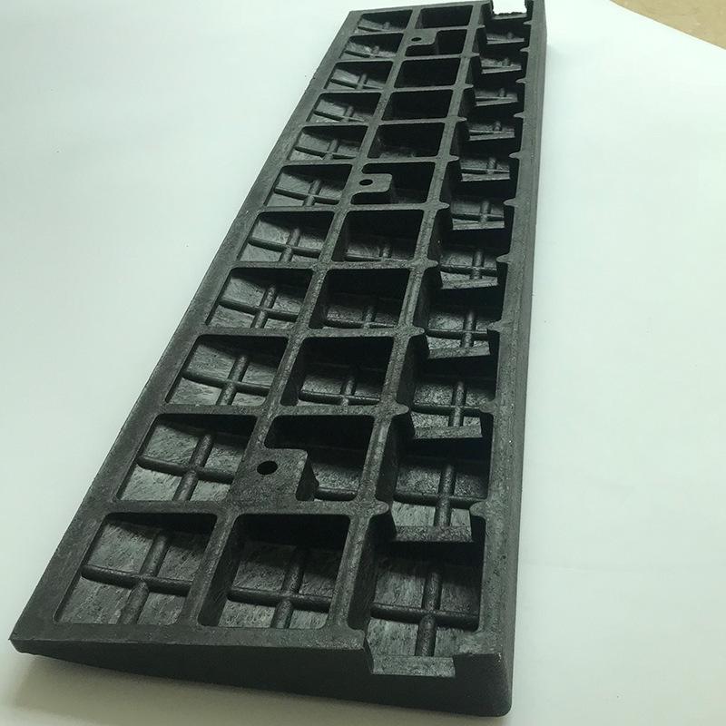 Rubber-Plastic Car Ramp: Slope Mat, Curb Edge, Uphill Climb, Triangle Speed Bump