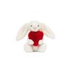 JELLYCAT Valentinstag Bonnie Hase Rotes Herz Puppe Plüschtier 18/31cm Höhe