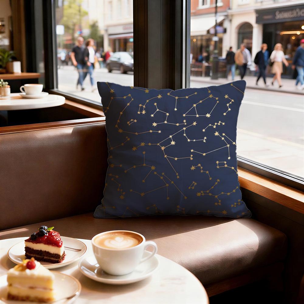 Landscape Cushion Cover Set of Decorative Short Plush Pillow Covers for Sofa Soft Cushion Case X Cm