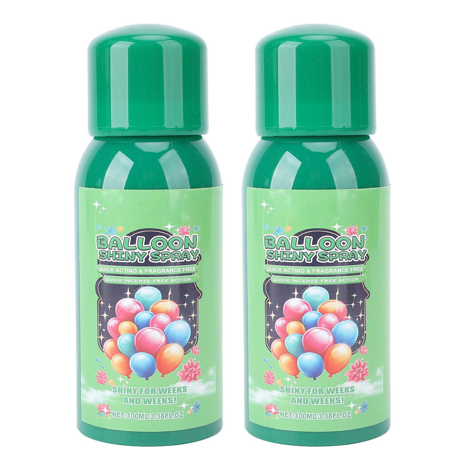 

2 шт. 100 мл Баллончик с блестящим спреем Высокоглянцевый спрей для шаров для свадеб, дней рождений и праздников