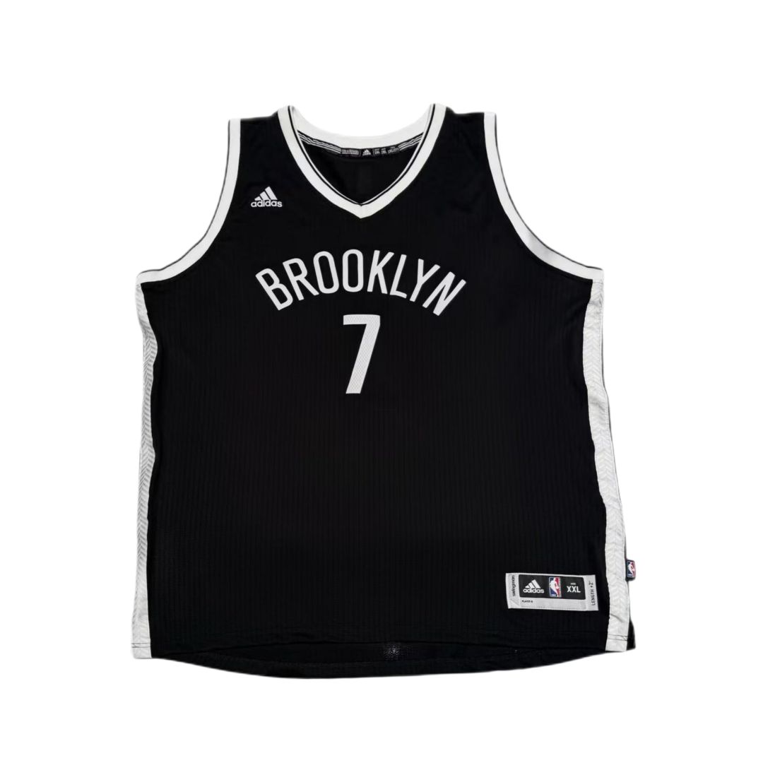 Adidas NBA Joe Johnson Nets 7 SW Fan Edition Pullover Comfortable Printed Sleeveless Loose Basketball Jersey Unisex jersey 7470A-3NR-K91838 2XL