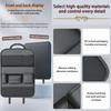 Multi-Pocket Rear Seat Organizer Premium Waterproof PU Leather Car Seat Back Pocket with Stain Proof Tablet Storage for Kids Tra